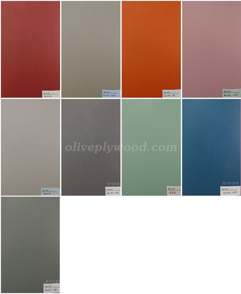 Solid color series melamine plywood(图1)